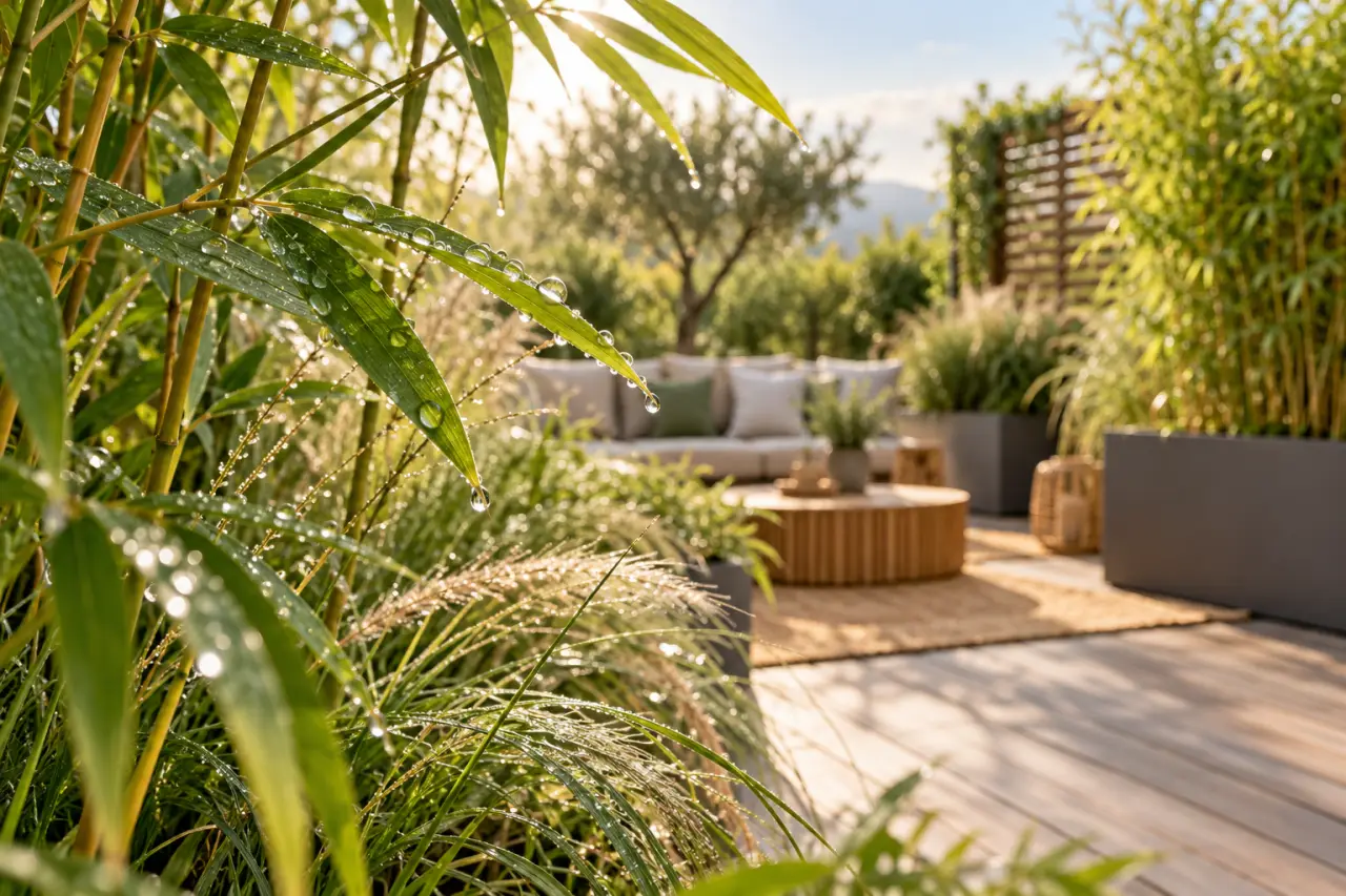 Plantes brise-vue : préserver son intimité sans étouffer sa terrasse