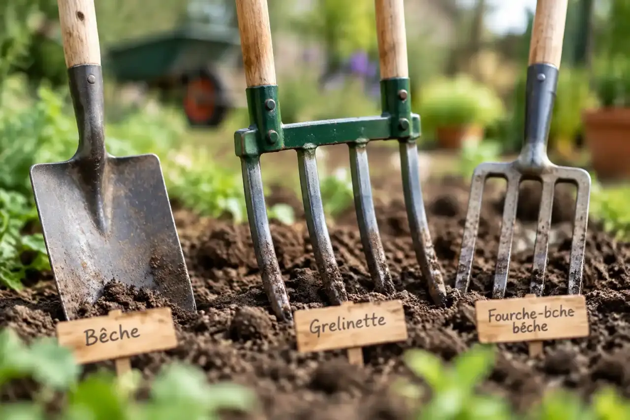 Outillage de jardin : bêche, grelinette ou fourche-bêche, quel outil choisir sans se fatiguer ?