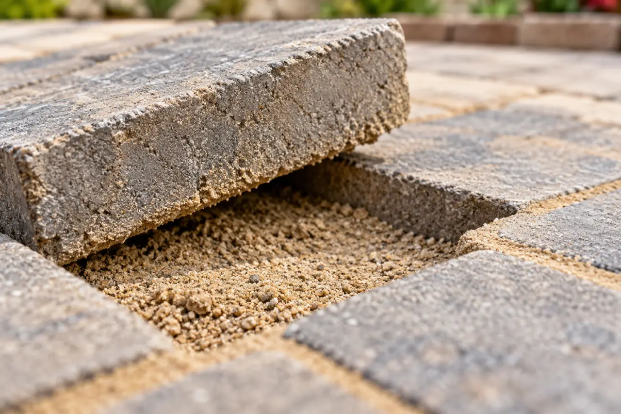 Sable pour pavage : ne confondez pas lit de pose et joints