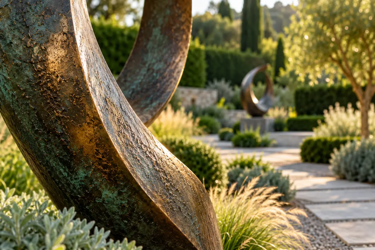 Une sculpture pour le jardin structure l’espace, à condition de respecter l’échelle et le style