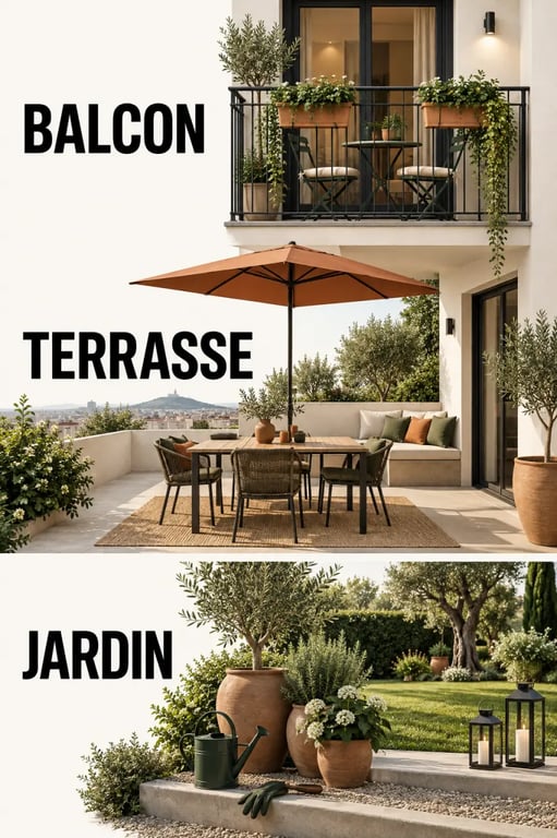Accessoires jardin adaptés au balcon, à la terrasse et au jardin