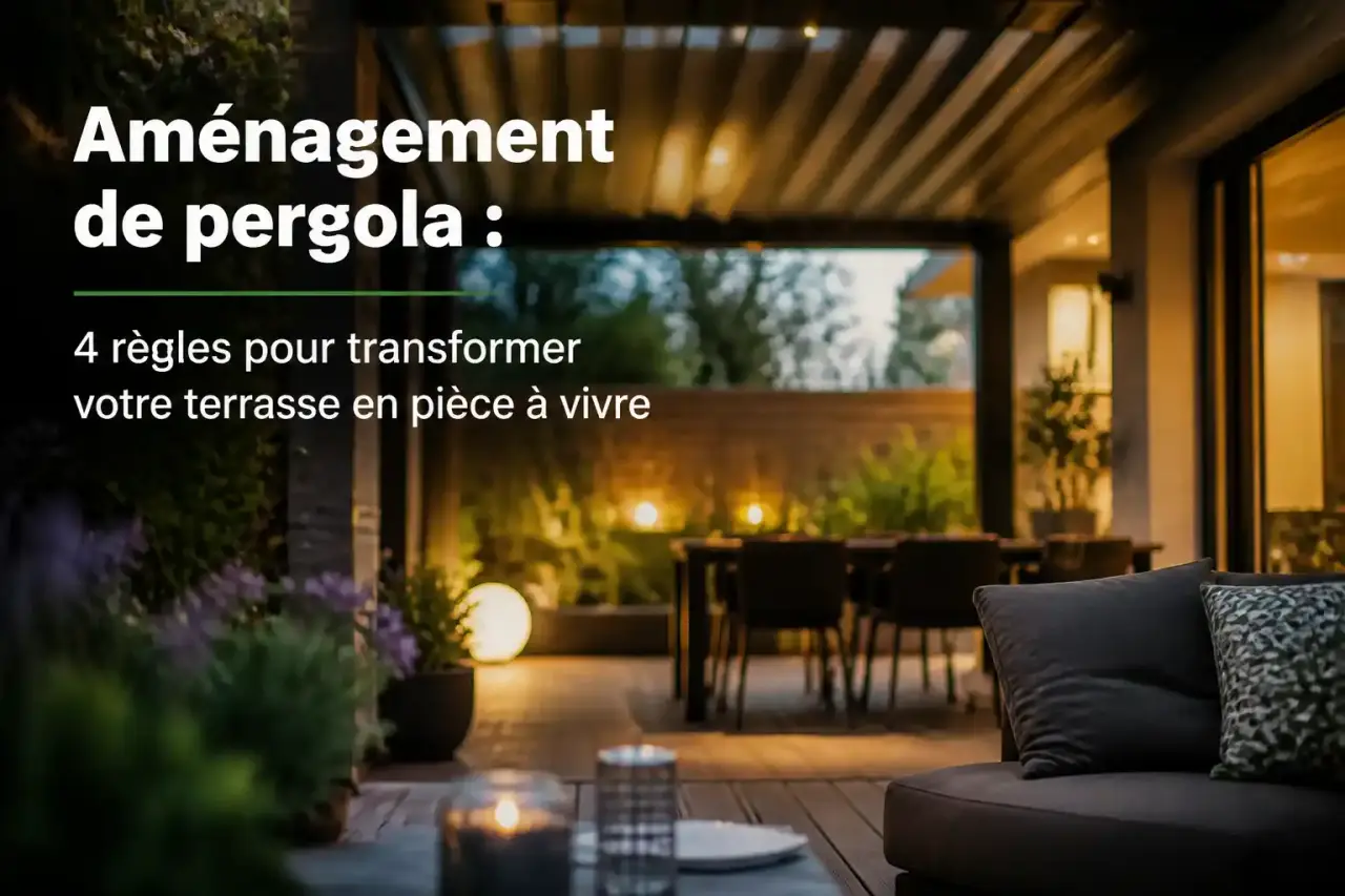 Aménagement de pergola : 4 règles pour transformer votre terrasse en pièce à vivre