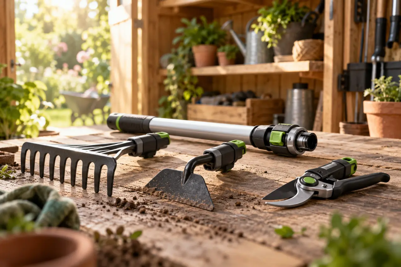Les outils de jardinage multifonctions gagnent de la place, à condition de choisir le bon système