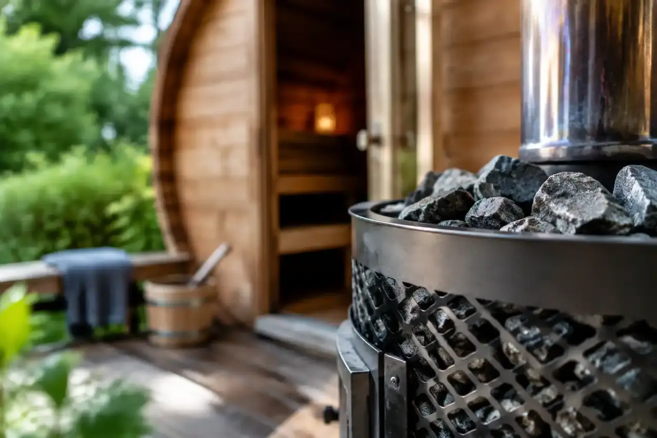 Sauna extérieur : le mauvais poêle peut gâcher vos séances