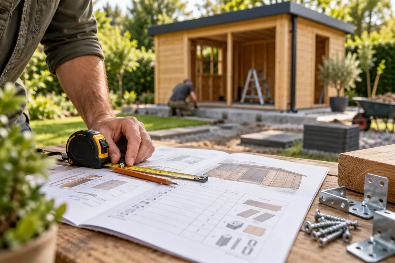 Abri de jardin toit plat : le prix du kit ne fait pas le budget